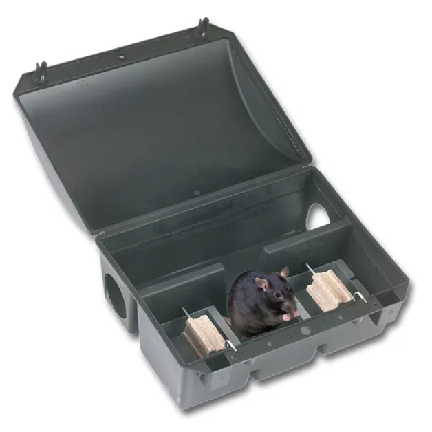 Boîte d’appât en PVC pour rats et souris Bora Box - Bloc Box Boîte d’appât en PVC pour rats et souris Bora Box - Bloc Box