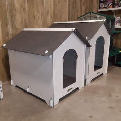 Niches pour chiens en HPL indestructible