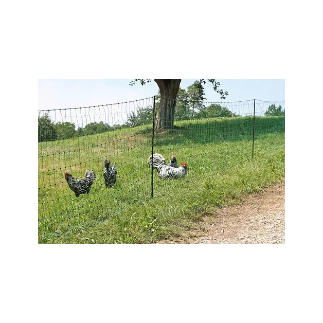 Pack enclos : porte, filet de 25 ou 50 mètres et électrificateur solaire