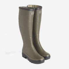Bottes Giverny Le Chameau en jersey pour femmes vert chameau
