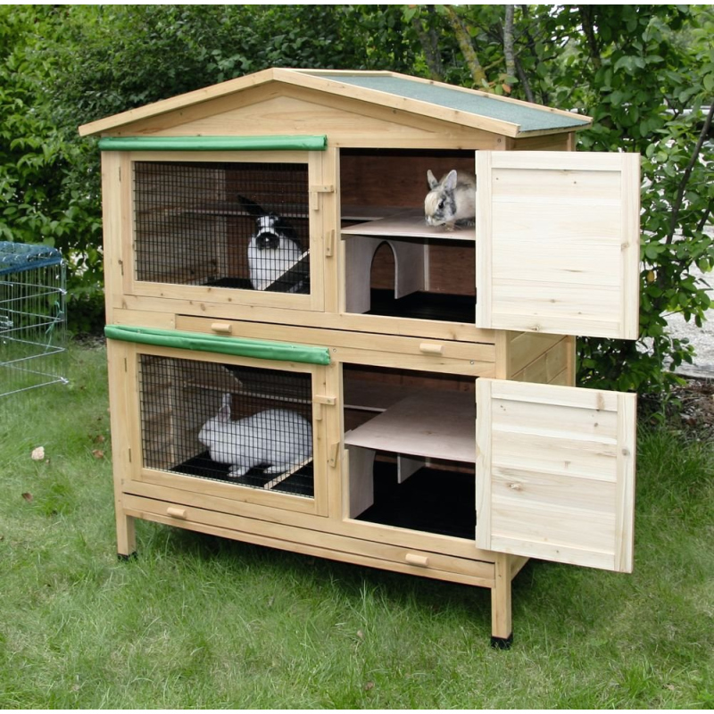 Abris pour lapin extérieur