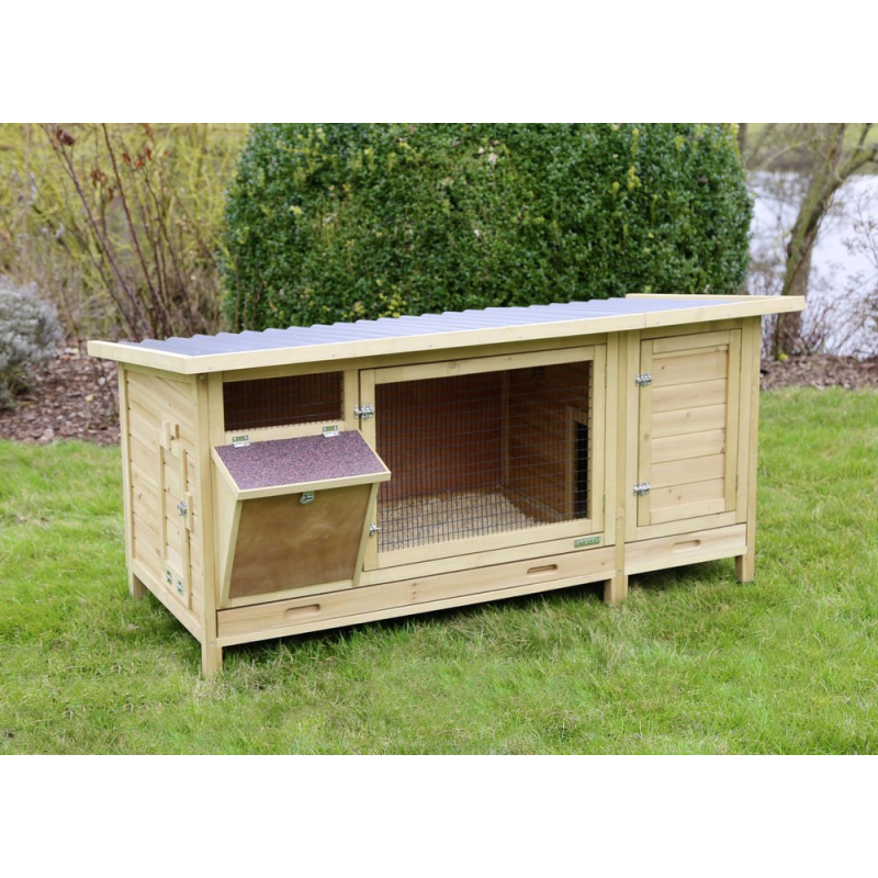 Clapier pour lapin XXL en bois