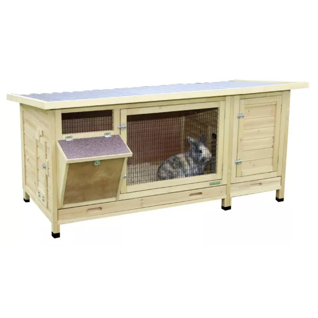 Clapier pour rongeur XXL en bois