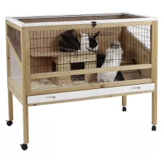 Cage intérieure en bois pour rongeurs Cage intérieure en bois pour rongeurs