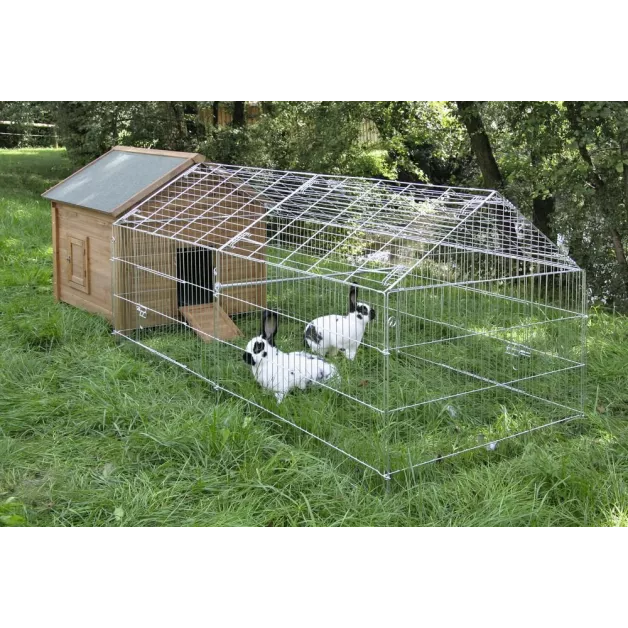 Pack clapier Norvège abri et enclos pour lapins Pack clapier Norvège abri et enclos pour lapins