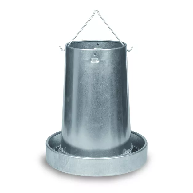 Kit trémie galvanisé de 10 kg pour volaille