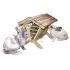 Râtelier à foin en bois pour lapins, cochons d’Inde ou hamsters : Modèle:Sur pieds