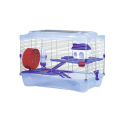 Cage pour hamsters en plastique bleu