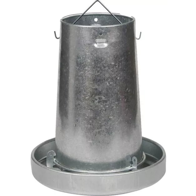 Trémie galvanisée pour volaille de 10 ou 20 kg Trémie galvanisée pour volaille de 10 ou 20 kg