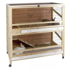 Cage intérieure en bois pour rongeurs Cage intérieure en bois pour rongeurs