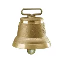Cloche alpine en laiton