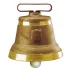 Cloche alpine en laiton : Taille:Ø 67 mm - H 55 mm