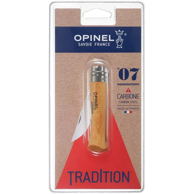 Couteau Opinel carbone n°7 et n°8 Couteau Opinel carbone n°7 et n°8