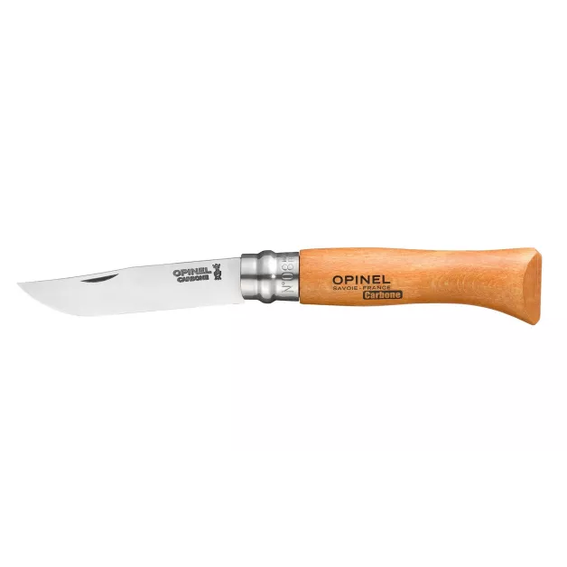 Couteau Opinel carbone n°7 et n°8 Couteau Opinel carbone n°7 et n°8