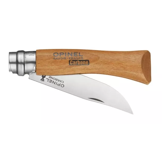 Couteau Opinel carbone n°7 et n°8 Couteau Opinel carbone n°7 et n°8