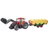 Tracteur  Bruder Case IH rouge Optum 300 CVX : Modèle:Tracteur avec chargeur et remorque