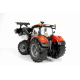 Tracteur jouet Bruder Case IH rouge Optum 300 CVX avec plateau à boules de paille – 03198