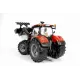 Tracteur jouet Bruder Case IH rouge Optum 300 CVX avec plateau à boules de paille – 03198