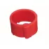 Bagues pour poules à clips : Couleur:Rouge, Dimensions:8 mm