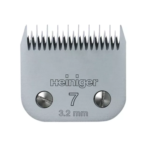 Têtes de coupe Heiniger numéro 4, 5, 7, 7F, 10 et 40 pour la tonte des petits animaux. Compatible avec Oster.