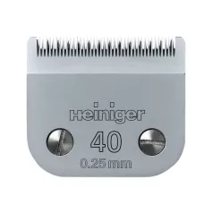 Têtes de coupe Heiniger numéro 4, 5, 7, 7F, 10 et 40 pour la tonte des petits animaux. Compatible avec Oster. Têtes de coupe Heiniger numéro 4, 5, 7, 7F, 10 et 40 pour la tonte des petits animaux. Compatible avec Oster.
