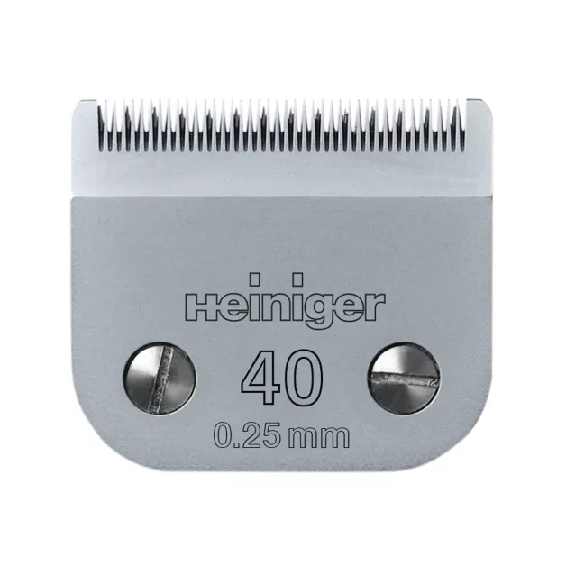 Têtes de coupe Heiniger numéro 4, 5, 7, 7F, 10 et 40 pour la tonte des petits animaux. Compatible avec Oster.