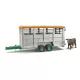 Remorque bétaillère avec vache jouet Bruder 02227