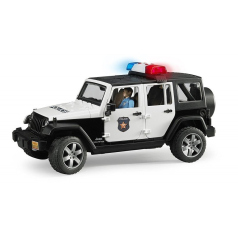Jeep de police Wrangler Unlimited avec policier jouet Bruder 02526