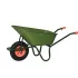Brouette de jardin 1 roue avec bac plastique épaisseur 4 mm capacité 100 litres