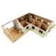 Ecurie avec boxes pour chevaux jouet Kids Globe Farming