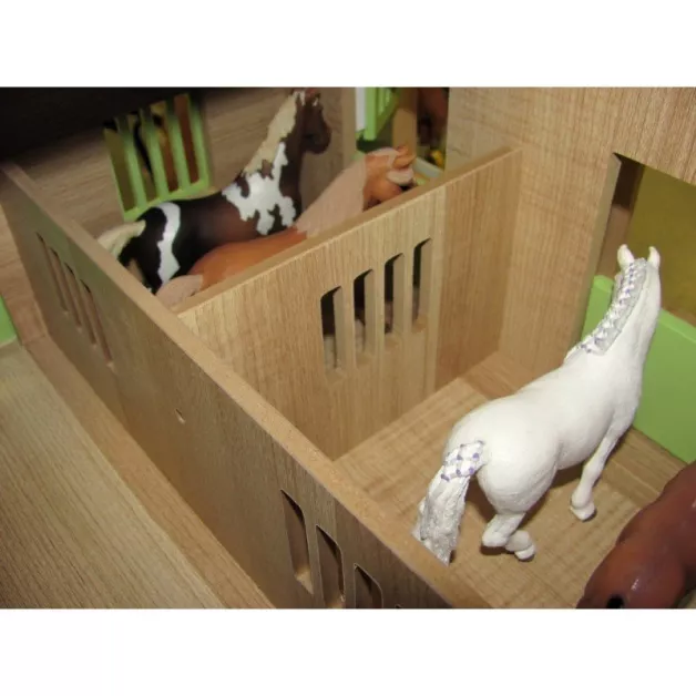 Ecurie avec boxes pour chevaux jouet Kids Globe Farming Ecurie avec boxes pour chevaux jouet Kids Globe Farming