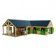 Ecurie avec boxes pour chevaux jouet Kids Globe Farming