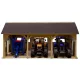 Hangar en bois pour 3 tracteurs jouet Bruder 178287