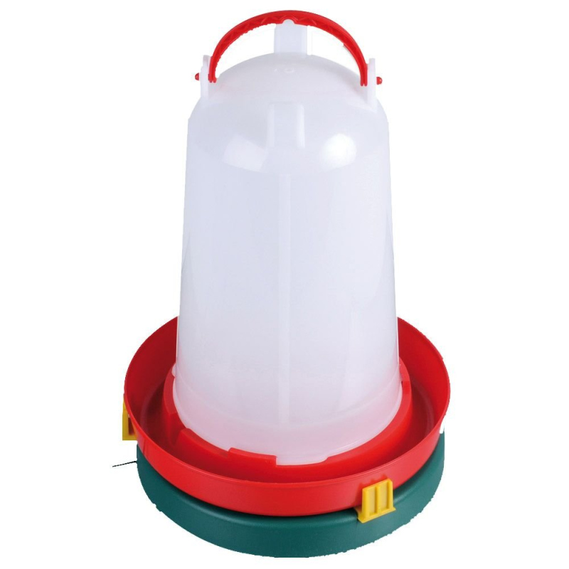 Abreuvoir Poules 1L Agrarking - Système Anti-Gaspillage Arceau Fixation