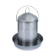 Pack Luxe du Roi trémie anti-nuisibles + abreuvoir inox pour poules