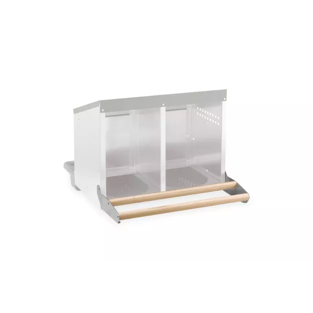 Perchoir en bois pour pondoir extérieur