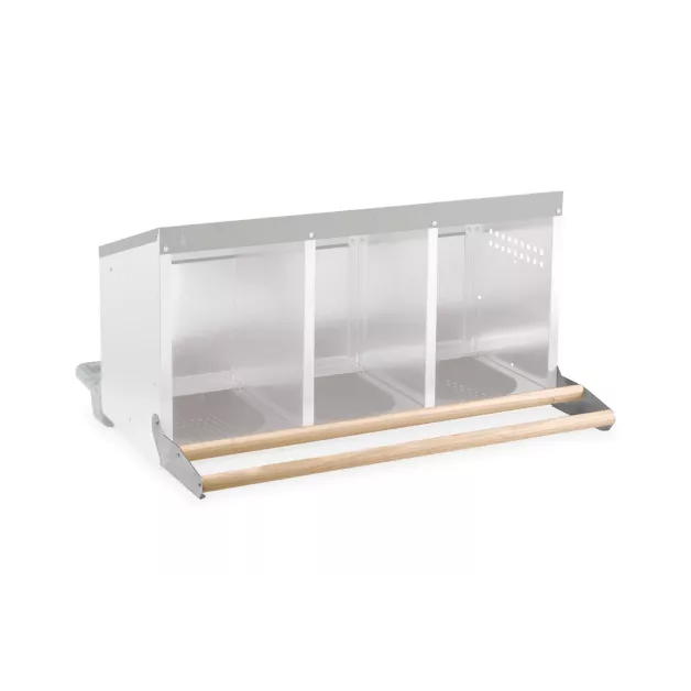 Perchoir en bois pour pondoir extérieur