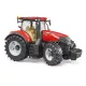 Tracteur jouet Bruder Case IH rouge Optum 300 CVX avec plateau à boules de paille – 03198