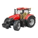 Tracteur jouet Bruder Case IH rouge Optum 300 CVX avec plateau à boules de paille – 03198