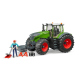Tracteur jouet Bruder Fendt Vario 1050 vert et rouge 04040 : Modèle:Tracteur avec accessoires