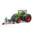 Tracteur jouet Bruder Fendt Vario 1050 vert et rouge : Modèle:Tracteur avec accessoires