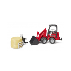 Mini chargeur jouet Bruder Schäffer 2034 rouge 02190