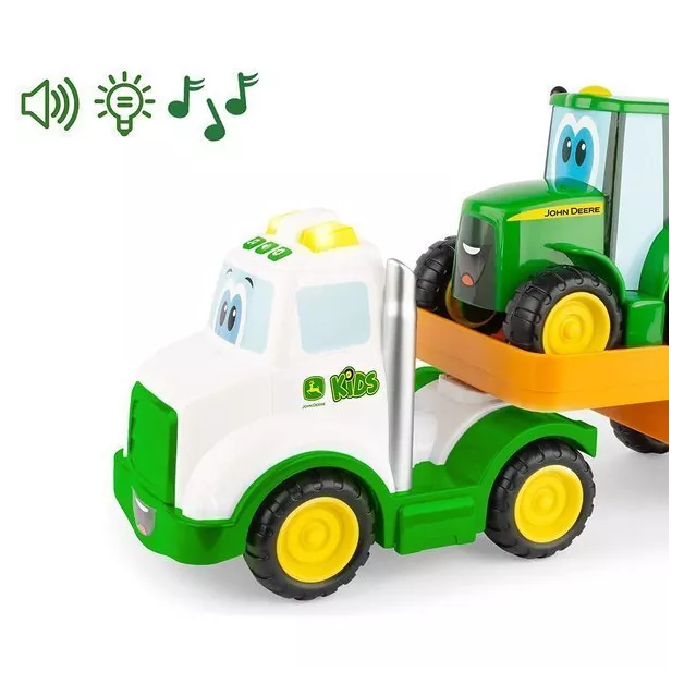 Ensemble de transport jouet 1er âge tracteur et camion