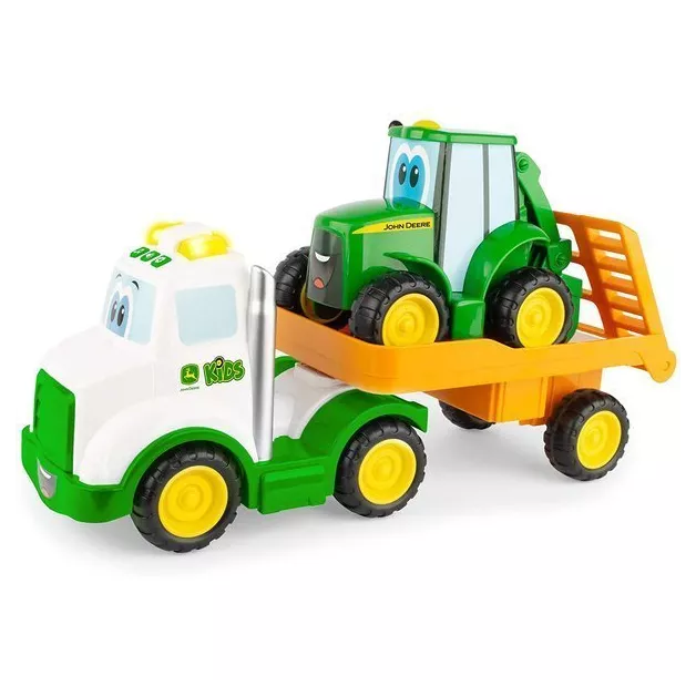 Coffret Tracteur Jouet Ferme Enfant - Tracteur et Remorque