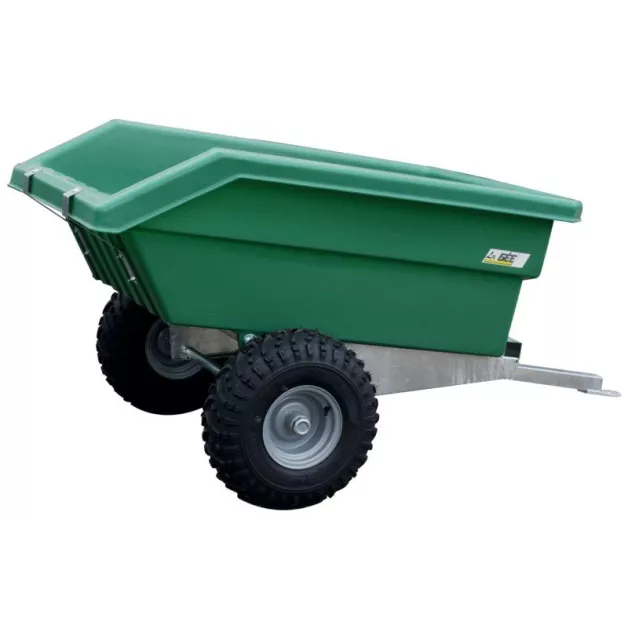 Remorque basculante et tonne à eau pour micro tracteur ou quad Remorque basculante et tonne à eau pour micro tracteur ou quad