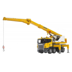 Camion Scania avec grue Liebherr intégrée jouet Bruder 035709