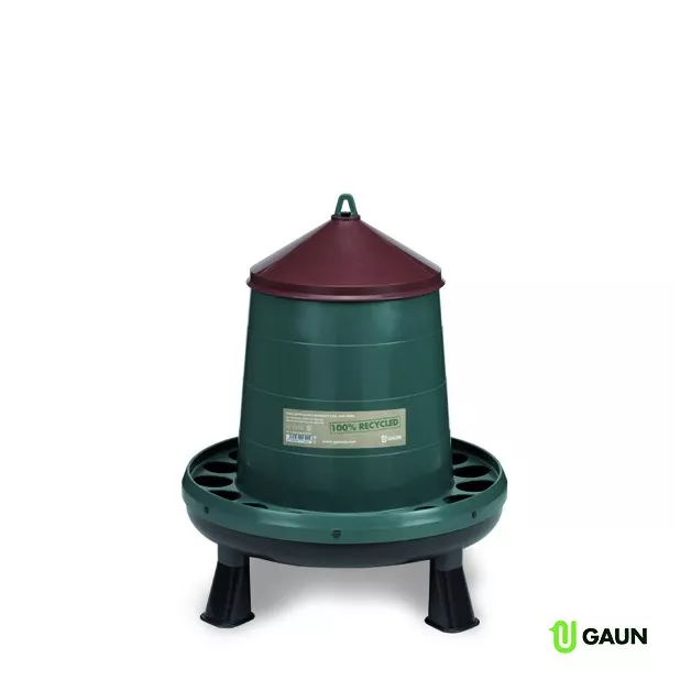 Mangeoire écologique en plastique 100 % recyclé sur pieds