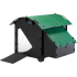 Poulailler éco-responsable Nestera en plastique recyclé : Modèle:Chicken House M 5 poules, Portier crépusculaire Premium:Avec portier automatique