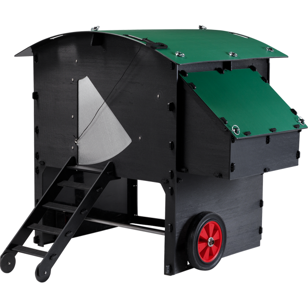 Kit de roues pour poulailler en plastique recyclé