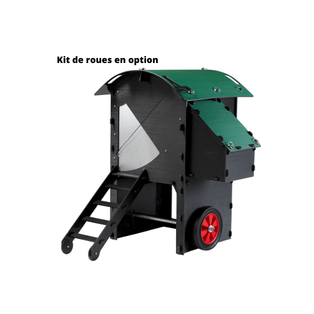 Poulailler iglou-écodesign sur pieds en plastique recyclé impérissable Poulailler iglou-écodesign sur pieds en plastique recyclé impérissable